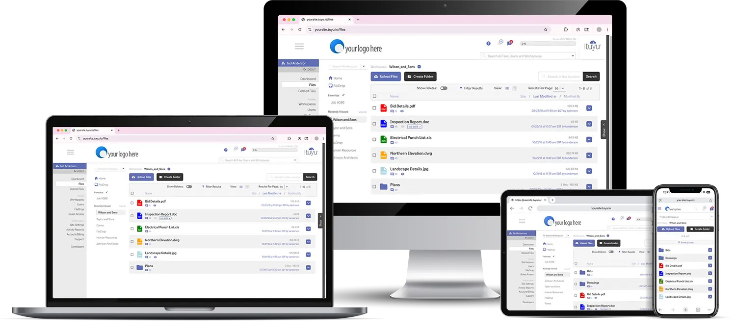 Laptop, tablet and phone